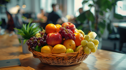 Les bienfaits des fruits au bureau