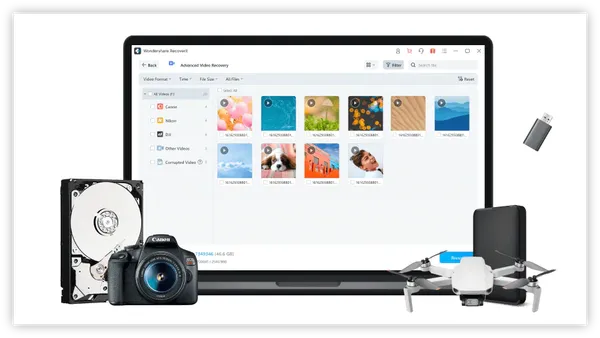 Vos fichiers sont en sécurité grâce à Wondershare Recoverit